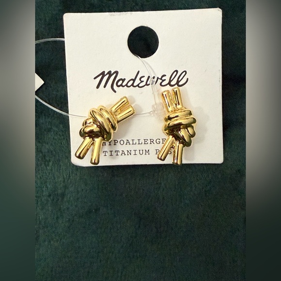 Madewell Knotted Statement Stud Earrings - Picture 2 of 5